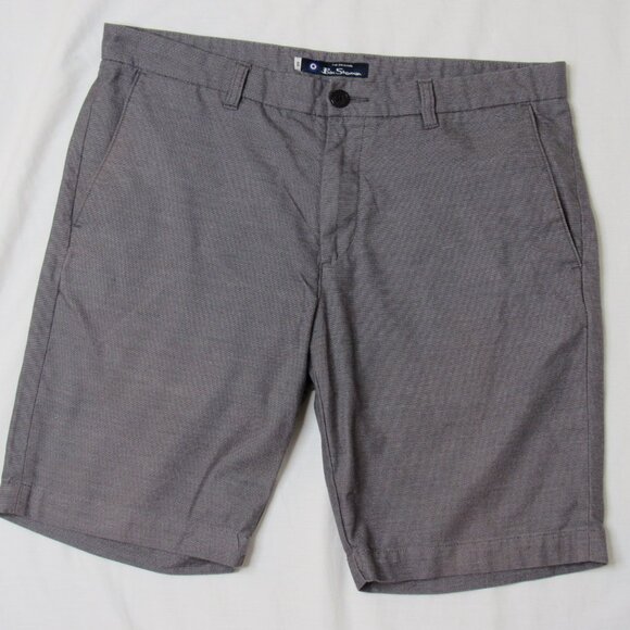 Ben Sherman Black BEST Shorts 9" Men's 34 - Picture 7 of 9